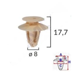 Sponka za tapete - A14424