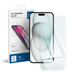 Zaščitno kaljeno steklo Blue Star za iPhone 15 / iPhone 16 (0,3 mm, trdota 9H, transparentno)